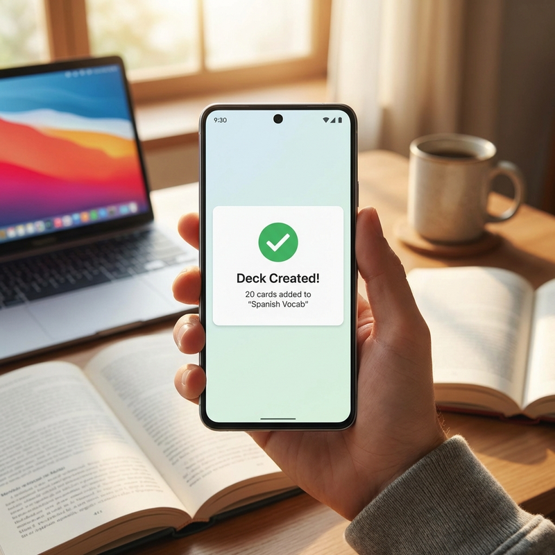 Automação Anki - Deck Criado
